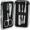 5-Piece Manicure Grooming Kit Set in Zebra Print Travel Case (Clipper, Scissor, Double-Sided Push Stick, Nail File, Tweezers) view 2
