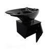 Ceramic Salon Shampoo Bowl Extra Deep and Wide Titling Sink with Cabinet TLC-B35-TC view 4