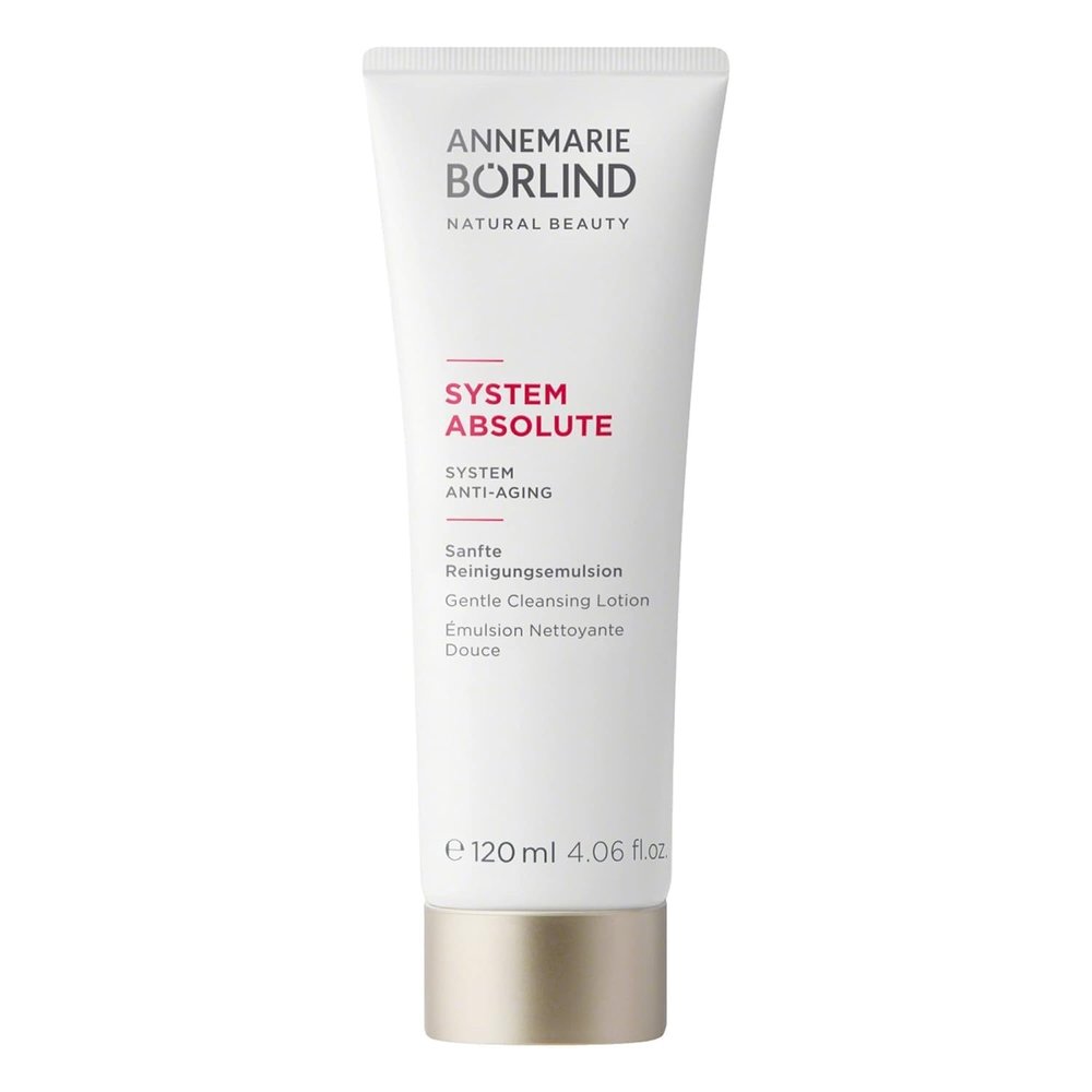 ANNEMARIE BRLIND - SYSTEM ABSOLUTE Gentle Cleansing Lotion - Vitamin A + C + E Natural Vegan Face Cleanser - Removes Impurities and Makeup with Mild Tensides - 4.06 Fl. Oz.