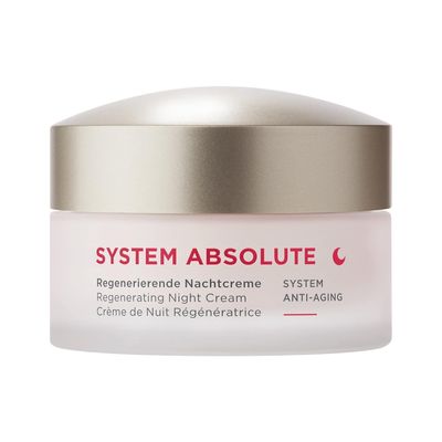 ANNEMARIE BRLIND - SYSTEM ABSOLUTE Regenerating Night Cream - Anti Wrinkle Moisturizer with Aloe, Algae and Meadowfoam Extracts - Nourishes, Tones, and Hydrates - 1.69 Fl. Oz