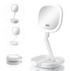 Beautifive 6.3 Makeup Mirror with Light and Magnification, 10X/1X Light Up Makeup Mirror Lighted Make Up Mirror with Adjustable Height Double Sides Folding Magnifying Mirror with Light view 1