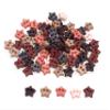 100 Pcs tiny star buttons mix brown tone size 6mm earth tone view 1
