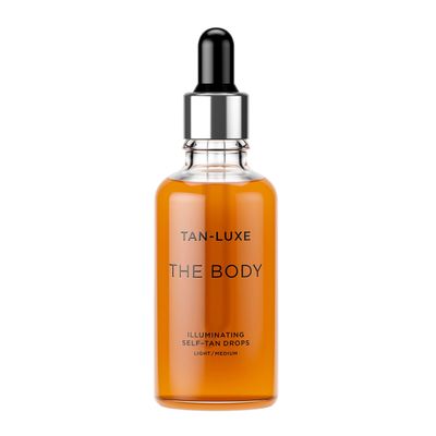 Tan-Luxe The Body, Illuminating Self Tan Drops, Custom Body Tanner, Skin Firming, Natural Looking Tan, Mix with Body Lotion, Cruelty-Free, 1.69 fl. oz