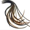 Moonlight Feather | 6 Pieces - Furnace Thick Long Rooster Hair Extension Feathers Whiting Hackle view 3