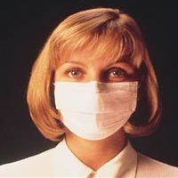12518268 PT# 20324 Mask Face Com-Fit Fluid Resistant Blue EarLoop LF 50/Bx by, Sultan Healthcare Inc. -12518268