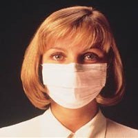12518268 PT# 20324 Mask Face Com-Fit Fluid Resistant Blue EarLoop LF 50/Bx by, Sultan Healthcare Inc. -12518268