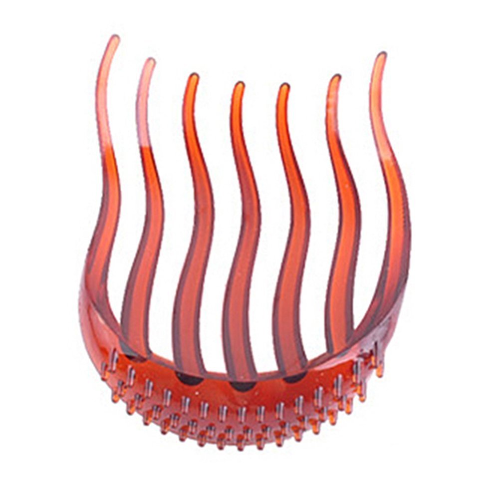 2Pc Magic BUMP IT UP Volume Inserts for Donut ponytail Bumpits Bouffant Do Beehive Dish Styles Hair Comb Pads Base Foam Hair Maker Braid Ponytail Hairstyle Hairdisk Styling Design Beauty Tool (Coffee)