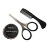 Professional Stainless Steel Sharp Beard & Mustache Scissors W/Comb & Mustache Wax | Facial Hair Trimming for Men with Comfort Grip | Trimming Grooming Cutting Mustache, Beards, Eyebrows by DreamCut view 2