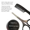 Professional Stainless Steel Sharp Beard & Mustache Scissors W/Comb & Mustache Wax | Facial Hair Trimming for Men with Comfort Grip | Trimming Grooming Cutting Mustache, Beards, Eyebrows by DreamCut view 4