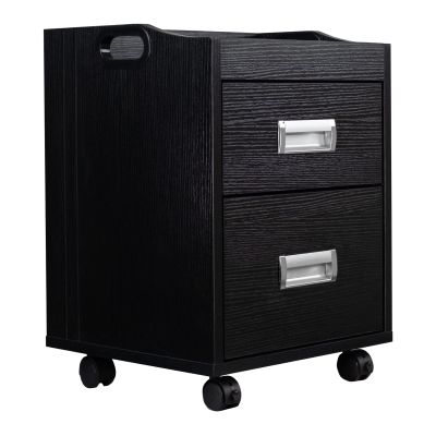 AleraII Pedicure Trolley Pedicure Cart for Pedicure, Manicure, Nail Salon Furniture & Equipment, Black