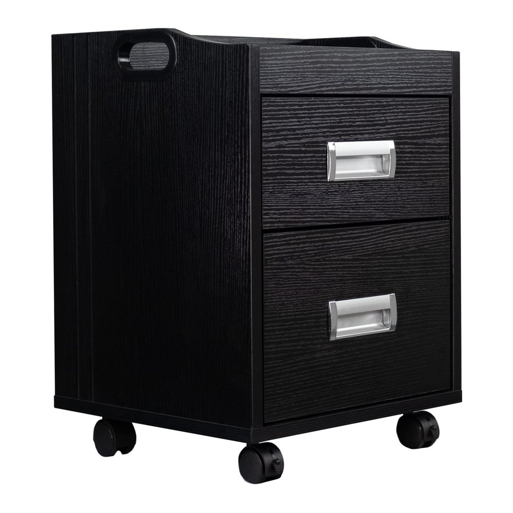 AleraII Pedicure Trolley Pedicure Cart for Pedicure, Manicure, Nail Salon Furniture & Equipment, Black