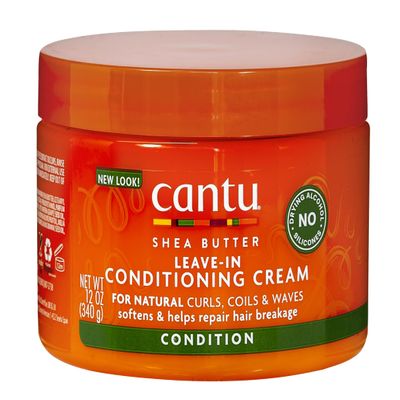 Cantu Shea Butter for Natural Hair Leave in Conditioning Cream, 12 Ounce