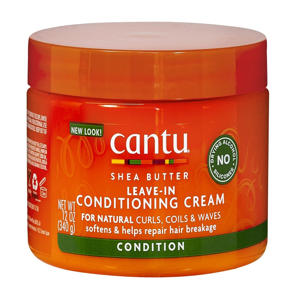 Cantu Shea Butter for Natural Hair Leave in Conditioning Cream, 12 Ounce