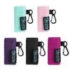Beautyflier Cute Elastic Lip Balm Holder Keychain, Lipstick Sleeve Lip Gloss Sleeve Holder for Burts Bees Chapstick view 2