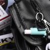 Beautyflier Cute Elastic Lip Balm Holder Keychain, Lipstick Sleeve Lip Gloss Sleeve Holder for Burts Bees Chapstick view 3