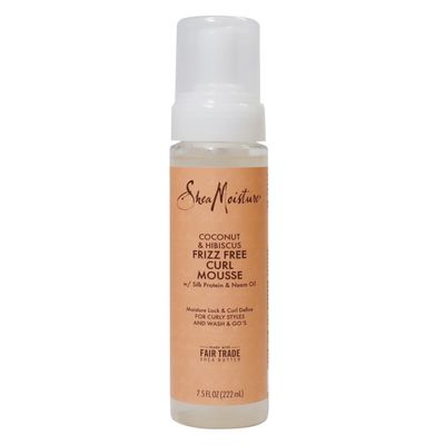 SheaMoisture SHEA MOISTURE Sheamoisture Coconut & Hibiscus Frizz-free Curl Mousse - 7.5 Fl Oz,7.5 Oz (290612 )