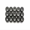10 Pieces - Black Silicone Micro Ring Beads for Feather Hair Extensions | Moonlight Feather view 1