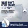 MIRRORVANA Fogless Shower Mirror for Shaving with Upgraded Suction, Anti Fog Shatterproof Surface and 360 Swivel - 6.3" x 6.3" view 3