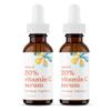 ASUTRA 2 Pack 20% Vitamin C Serum, 1 fl oz (Pack of 2) (1 Fl Oz) view 2