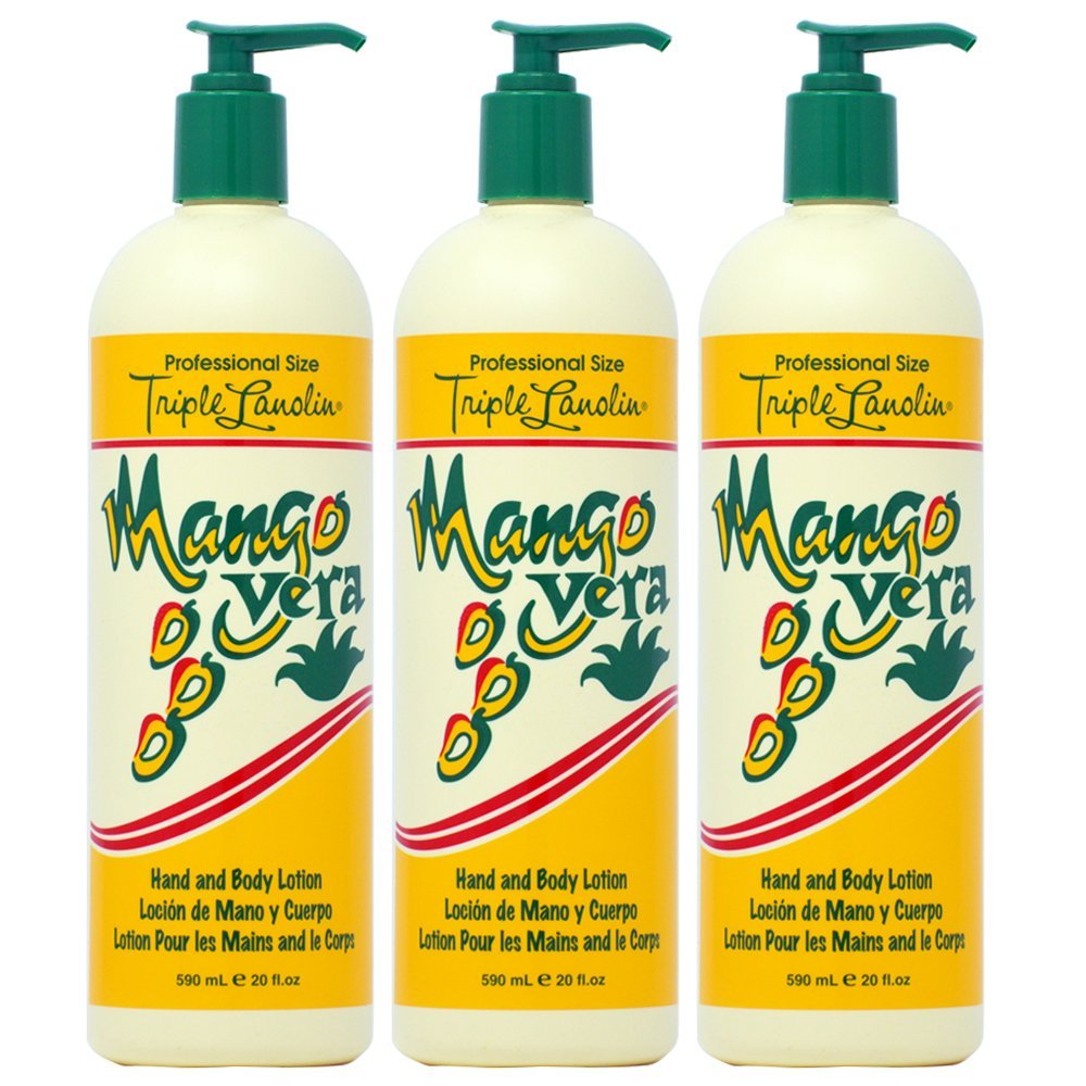 Triple Lanolin Mango Vera Lotion 20oz (Pack of 3)