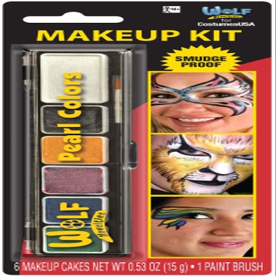 Amscan Makeup Palette, Bright Colors