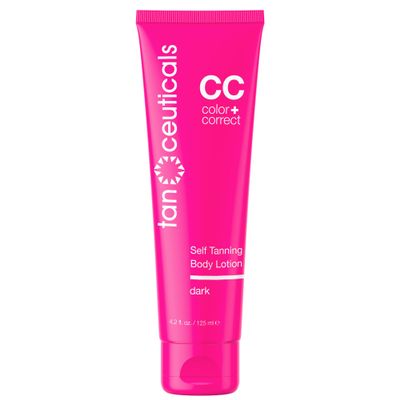 Tanceuticals Self Tanner - Dark Self Tanning Lotion for Body - Gives Natural Looking & Long Lasting Sunless Tan  Quick Fake Tan, Bronze Glow - Fresh Coconut Scent & Healthy Ingredients (Dark)