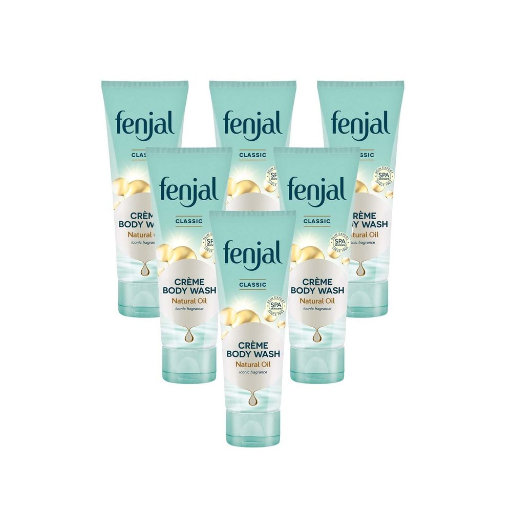 6 x Fenjal Classic Creme Body Wash 200ml