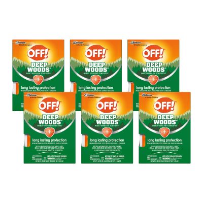 OFF! Deep Woods Towelettes, 12 CT (Pack - 6)