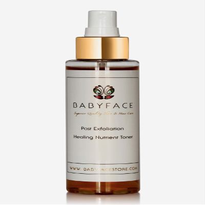 Babyface Post-Peel Healing Toner - Soothes & Repairs After Exfoliation or Chemical Peels, 4 oz.