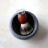 Shaving Soap & Cream Bowl for Men, Natural Granite Stone, Keep Warm Better, Easier to Lather view 3