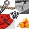 10 Pack, Multi Tool Tactical Hair Clip - Universal Survival Kit for Women view 2