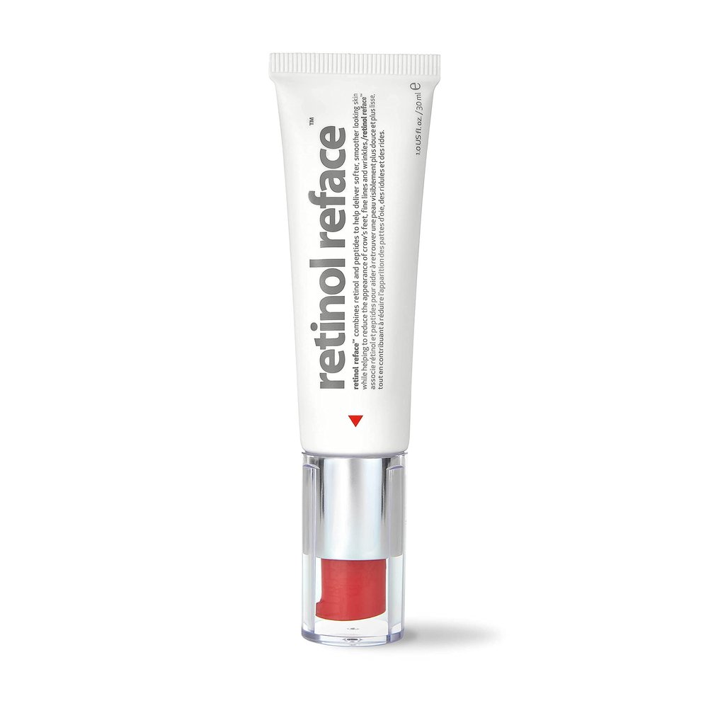 INDEED Labs Retinol Reface 3-in-1 Face Cream | with Retinol Microspheres, Bakuchiol, and Peptides | Radiance Serum for Wrinkles, Dark Spots, & Texture, (1 Fl Oz)