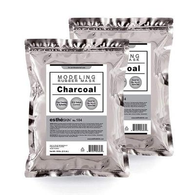 (2 pack) estheSKIN No.104 Charcoal Modeling Mask Powder for Professional Facial Treatment, 35 Oz.