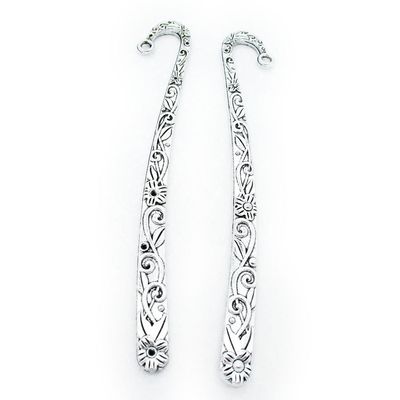 110 Pieces Jewelry Making Office Supply Charms G4ZC4 Flower Bookmark Hairpin Hair Stick
