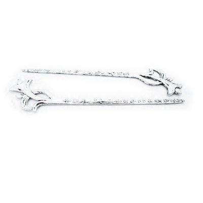10 Pieces Jewelry Making Office Supply Charms X6EI9 Flower Hairpin Hair Stick Bookmark