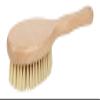 REDECKER Short Bath Brush with Natural Pig Bristles, 11-3/4 Inches Long - Short Wooden Bath Brush - Body Scrubber Brush Wood - Short Handle Shower Brush, Made in Germany - Short Handle Brush view 2