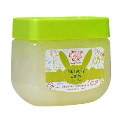 AmPro Beautiful Child Nursery Jelly - 100 Percent White Petroleum - Soft and Light Conditioner Formulation is Delicate on Baby's Hair and Skin - Hydrates and Moisturizes for Supple Effect - 13 oz