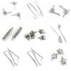 26 Pieces Antique Silver Tone Jewelry Making Charms Sofa Chair Dolphin Bookmark Hair Sticks Phoenix Armchair Haircomb Comb Dryer Broadsword view 1