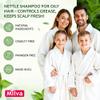 Milva Nettle Shampoo for Oily Hair - 200ml Natural Oily Hair Shampoo for Greasy Roots & Scalp - Clarifying Degrease Treatment - Control Sebum, Oil Reducing, Add Volume & Shine - Made in Bulgaria view 2