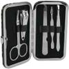 5-Piece Manicure Grooming Kit Set in Leopard Print Travel Case (Clipper, Scissor, Double-Sided Push Stick, Nail File, Tweezers) view 2