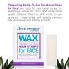Clean + Easy Pre-Waxed Facial Wax Strips  Ready-to-Use Hair Removal Wax Strips for Face, Upper Lip & Brows, 12 Count view 3