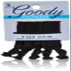 Goody WoMens Ouchless Ribbon Elastics, Solid Black, 5 Count view 1