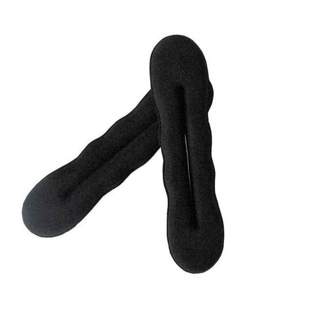 AnHua pcs Magic Sponge Clip Foam Donut Hair Styling Bun Curler Maker