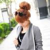 AnHua pcs Magic Sponge Clip Foam Donut Hair Styling Bun Curler Maker view 4