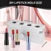 ZJchao Diy Lipstick Making Kit, Aluminum Alloy DIY lipstick Maker, Lip Balm Making Kit, Cosmetic Lip Balm Maker, Make a Single Color Lipstick(#1) view 2
