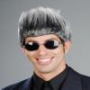Buckwheat Don King Boxing Promoter High Top Fade by Enigma Costume Wigs Color Mixed Grey view 1