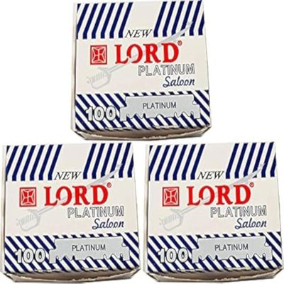 Lord Platinum Single Edge Razor Blades, 300 blades