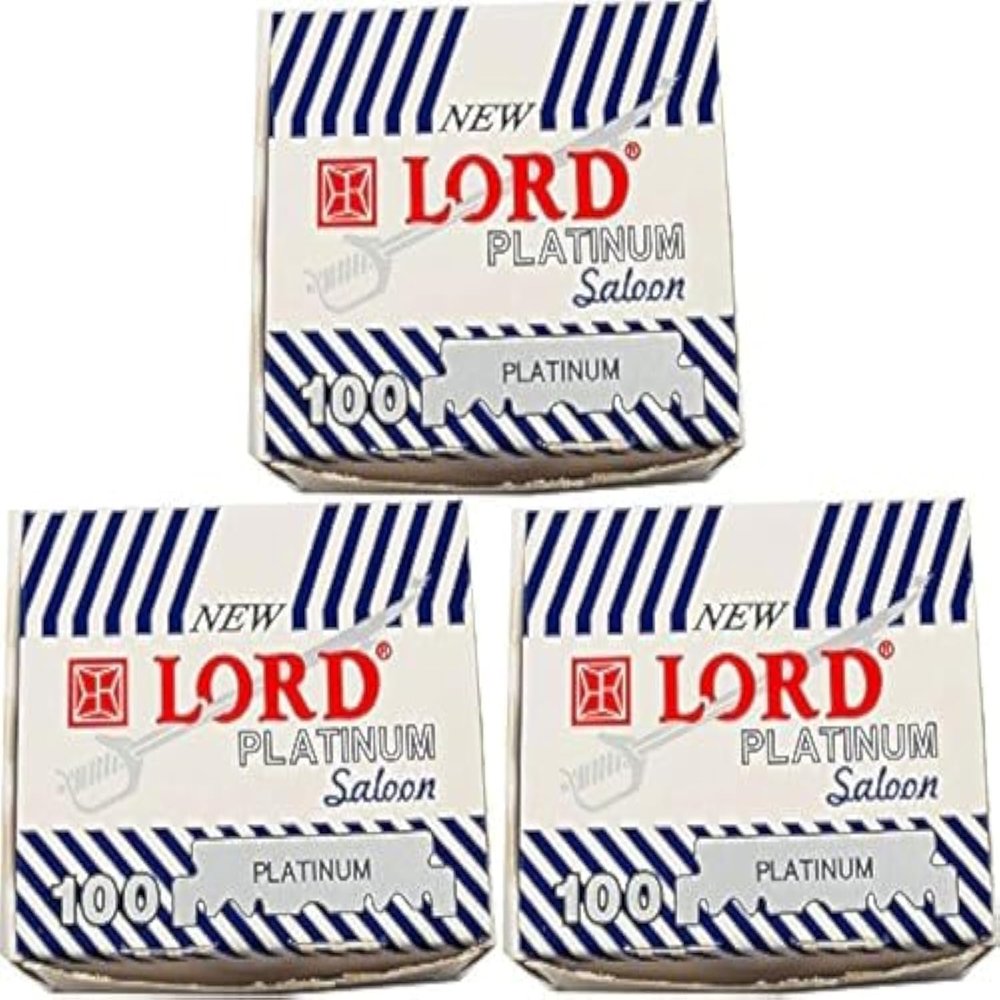 Lord Platinum Single Edge Razor Blades, 300 blades