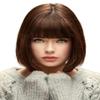 Bopocoko Brown Wigs for Women Velma Costume 12'' Short Brown Bob Wig with Bangs Natural Cute Soft Wigs for Daily Party BU027BR view 1