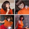 Bopocoko Brown Wigs for Women Velma Costume 12'' Short Brown Bob Wig with Bangs Natural Cute Soft Wigs for Daily Party BU027BR view 3